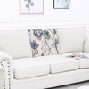 image:imageSmiry Printed Couch Cushion Covers Stretch Couch Covers for Sofa  Soft Washable Sofa Slipcover NonSlip Patio Furniture Protector for Indoor and Outdoor 3 PackBeige