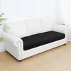 image:imageSmiry Printed Couch Cushion Covers Stretch Couch Covers for Sofa  Soft Washable Sofa Slipcover NonSlip Patio Furniture Protector for Indoor and Outdoor 3 PackBlack