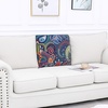 image:imageSmiry Printed Couch Cushion Covers Stretch Couch Covers for Sofa  Soft Washable Sofa Slipcover NonSlip Patio Furniture Protector for Indoor and Outdoor 3 PackBlue Green