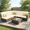 image:imageSmiry Printed Couch Cushion Covers Stretch Couch Covers for Sofa  Soft Washable Sofa Slipcover NonSlip Patio Furniture Protector for Indoor and Outdoor 3 PackCream