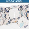 image:imageSmiry Printed Couch Cushion Covers Stretch Couch Covers for Sofa  Soft Washable Sofa Slipcover NonSlip Patio Furniture Protector for Indoor and Outdoor 3 PackBeige