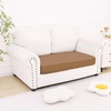 image:imageSmiry Printed Couch Cushion Covers Stretch Couch Covers for Sofa  Soft Washable Sofa Slipcover NonSlip Patio Furniture Protector for Indoor and Outdoor 3 PackCamel