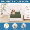 image:imageSmiry Printed Couch Cushion Covers Stretch Couch Covers for Sofa  Soft Washable Sofa Slipcover NonSlip Patio Furniture Protector for Indoor and Outdoor 3 PackBronze Green