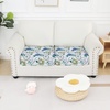 image:imageSmiry Printed Couch Cushion Covers Stretch Couch Covers for Sofa  Soft Washable Sofa Slipcover NonSlip Patio Furniture Protector for Indoor and Outdoor 3 PackLight Green