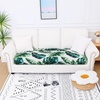 image:imageSmiry Printed Couch Cushion Covers Stretch Couch Covers for Sofa  Soft Washable Sofa Slipcover NonSlip Patio Furniture Protector for Indoor and Outdoor 3 PackGreen