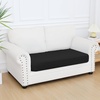 image:imageSmiry Printed Couch Cushion Covers Stretch Couch Covers for Sofa  Soft Washable Sofa Slipcover NonSlip Patio Furniture Protector for Indoor and Outdoor 3 PackBlack