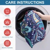 image:imageSmiry Printed Couch Cushion Covers Stretch Couch Covers for Sofa  Soft Washable Sofa Slipcover NonSlip Patio Furniture Protector for Indoor and Outdoor 3 PackBlue Green