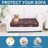 image:imageSmiry Printed Couch Cushion Covers Stretch Couch Covers for Sofa  Soft Washable Sofa Slipcover NonSlip Patio Furniture Protector for Indoor and Outdoor 3 PackRed and Black