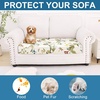 image:imageSmiry Printed Couch Cushion Covers Stretch Couch Covers for Sofa  Soft Washable Sofa Slipcover NonSlip Patio Furniture Protector for Indoor and Outdoor 3 PackBeige and Green