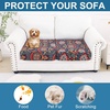 image:imageSmiry Printed Couch Cushion Covers Stretch Couch Covers for Sofa  Soft Washable Sofa Slipcover NonSlip Patio Furniture Protector for Indoor and Outdoor 3 PackRed and Black