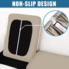image:imageSmiry Waterproof Couch Cushion Covers Stretch Sofa Cushion Cover  Waterproof Elastic NonSlip Soft Washable Sofa Slipcover Furniture Protector for Pets Kid 3 PackKhaki