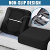 image:imageSmiry Waterproof Couch Cushion Covers Stretch Sofa Cushion Cover  Waterproof Elastic NonSlip Soft Washable Sofa Slipcover Furniture Protector for Pets Kid 3 PackBlack