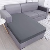 image:imageSmiry Waterproof Couch Cushion Covers Stretch Sofa Cushion Cover  Waterproof Elastic NonSlip Soft Washable Sofa Slipcover Furniture Protector for Pets Kid 3 PackDark Grey