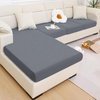 image:imageSmiry Waterproof Couch Cushion Covers Stretch Sofa Cushion Cover  Waterproof Elastic NonSlip Soft Washable Sofa Slipcover Furniture Protector for Pets Kid 3 PackDark Grey