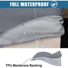 image:imageSmiry Waterproof Couch Cushion Covers Stretch Sofa Cushion Cover  Waterproof Elastic NonSlip Soft Washable Sofa Slipcover Furniture Protector for Pets Kid 3 PackDark Grey