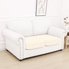 image:imageSmiry Waterproof Couch Cushion Covers Stretch Sofa Cushion Cover  Waterproof Elastic NonSlip Soft Washable Sofa Slipcover Furniture Protector for Pets Kid 3 PackBeige
