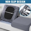 image:imageSmiry Waterproof Couch Cushion Covers Stretch Sofa Cushion Cover  Waterproof Elastic NonSlip Soft Washable Sofa Slipcover Furniture Protector for Pets Kid 3 PackGrey