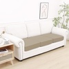 image:imageSmiry Waterproof Couch Cushion Covers Stretch Sofa Cushion Cover  Waterproof Elastic NonSlip Soft Washable Sofa Slipcover Furniture Protector for Pets Kid 3 PackKhaki