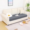 image:imageSmiry Waterproof Couch Cushion Covers Stretch Sofa Cushion Cover  Waterproof Elastic NonSlip Soft Washable Sofa Slipcover Furniture Protector for Pets Kid 3 PackDark Grey