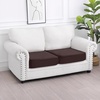 image:imageSmiry Waterproof Couch Cushion Covers Stretch Sofa Cushion Cover  Waterproof Elastic NonSlip Soft Washable Sofa Slipcover Furniture Protector for Pets Kid 3 PackChocolate