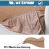 image:imageSmiry Waterproof Couch Cushion Covers Stretch Sofa Cushion Cover  Waterproof Elastic NonSlip Soft Washable Sofa Slipcover Furniture Protector for Pets Kid 3 PackCamel