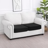 image:imageSmiry Waterproof Couch Cushion Covers Stretch Sofa Cushion Cover  Waterproof Elastic NonSlip Soft Washable Sofa Slipcover Furniture Protector for Pets Kid 3 PackBlack