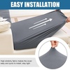 image:imageSmiry Waterproof Couch Cushion Covers Stretch Sofa Cushion Cover  Waterproof Elastic NonSlip Soft Washable Sofa Slipcover Furniture Protector for Pets Kid 3 PackDark Grey