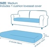 image:imageSmiry Waterproof Couch Cushion Covers Stretch Sofa Cushion Cover  Waterproof Elastic NonSlip Soft Washable Sofa Slipcover Furniture Protector for Pets Kid 3 PackWine Red