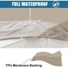 image:imageSmiry Waterproof Couch Cushion Covers Stretch Sofa Cushion Cover  Waterproof Elastic NonSlip Soft Washable Sofa Slipcover Furniture Protector for Pets Kid 3 PackKhaki