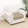 image:imageSmiry Waterproof Couch Cushion Covers Stretch Sofa Cushion Cover  Waterproof Elastic NonSlip Soft Washable Sofa Slipcover Furniture Protector for Pets Kid 3 PackKhaki
