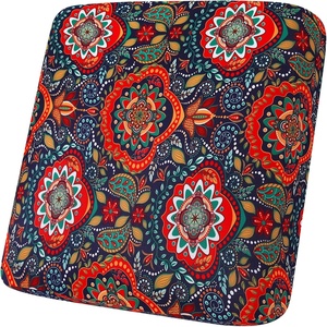image:imageSmiry Printed Couch Cushion Covers Stretch Couch Covers for Sofa  Soft Washable Sofa Slipcover NonSlip Patio Furniture Protector for Indoor and Outdoor 3 PackRed and Black