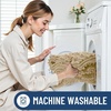 image:imageSmiry Bathroom Rugs 24X16 Extra Soft Rubber Backing Chenille Bath Mats  Beige Machine Washable Non Slip Quick Dry Bath Mats for Bathroom Floor Tub Shower Home Decor Accessories