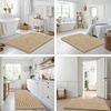 image:imageSmiry Bathroom Rugs 24X16 Extra Soft Rubber Backing Chenille Bath Mats  Beige Machine Washable Non Slip Quick Dry Bath Mats for Bathroom Floor Tub Shower Home Decor Accessories