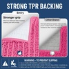 image:imageSmiry Bathroom Rugs 24X16 Extra Soft Rubber Backing Chenille Bath Mats  Hot Pink Machine Washable Non Slip Quick Dry Bath Mats for Bathroom Floor Tub Shower Home Decor Accessories