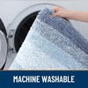 image:imageSmiry Bathroom Rugs 32x20 Extra Soft Absorbent Striped Microfiber Bath Mat Machine Washable Rubber Backing Bath Rugs for Tub amp Shower Modern Home Decor Accessories GreyBlue