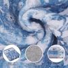 image:imageSmiry Floral Area Rug 5x5 Feet Round Vintage Print Pattern Machine Washable NonSlip Floor Carpet Low Pile Throw Rugs for Living Room Bedroom Dining Room Laundry Indoor Home Decor BlueBlue