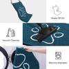 image:imageSmiry Dog Door Mat for Muddy Paws Absorbent Non Slip Dirt Trapper 47x32Atlantic Blue and White