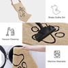 image:imageSmiry Dog Door Mat for Muddy Paws Absorbent Non Slip Dirt Trapper 47x32Beige and Black