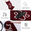 image:imageSmiry Dog Door Mat for Muddy Paws Absorbent Non Slip Dirt Trapper 47x32Burgundy and White