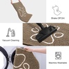 image:imageSmiry Dog Door Mat for Muddy Paws Absorbent Non Slip Dirt Trapper 47x32Camel and Black