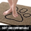image:imageSmiry Dog Door Mat for Muddy Paws Absorbent Non Slip Dirt Trapper 47x32Camel and Black