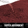 image:imageSmiry Dog Door Mat for Muddy Paws Absorbent Non Slip Dirt Trapper 47x32Caramel Russet and Black