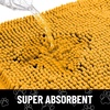 image:imageSmiry Dog Door Mat for Muddy Paws Absorbent Non Slip Dirt Trapper 47x32Golden Yellow and Black
