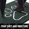 image:imageSmiry Dog Door Mat for Muddy Paws Absorbent Non Slip Dirt Trapper 47x32Green and White