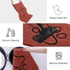 image:imageSmiry Dog Door Mat for Muddy Paws Absorbent Non Slip Dirt Trapper 47x32Maple Red and Black