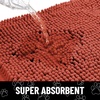image:imageSmiry Dog Door Mat for Muddy Paws Absorbent Non Slip Dirt Trapper 47x32Maple Red and Black