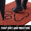 image:imageSmiry Dog Door Mat for Muddy Paws Absorbent Non Slip Dirt Trapper 47x32Maple Red and Black