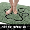 image:imageSmiry Dog Door Mat for Muddy Paws Absorbent Non Slip Dirt Trapper 47x32Olive Green and Black