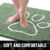 image:imageSmiry Dog Door Mat for Muddy Paws Absorbent Non Slip Dirt Trapper 47x32Olive Green and White