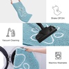 image:imageSmiry Dog Door Mat for Muddy Paws Absorbent Non Slip Dirt Trapper 47x32Sky Blue and White